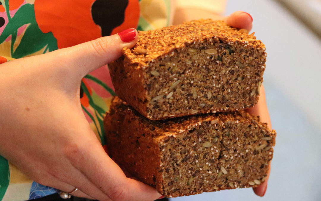 Brown Soda bread with mixed seeds